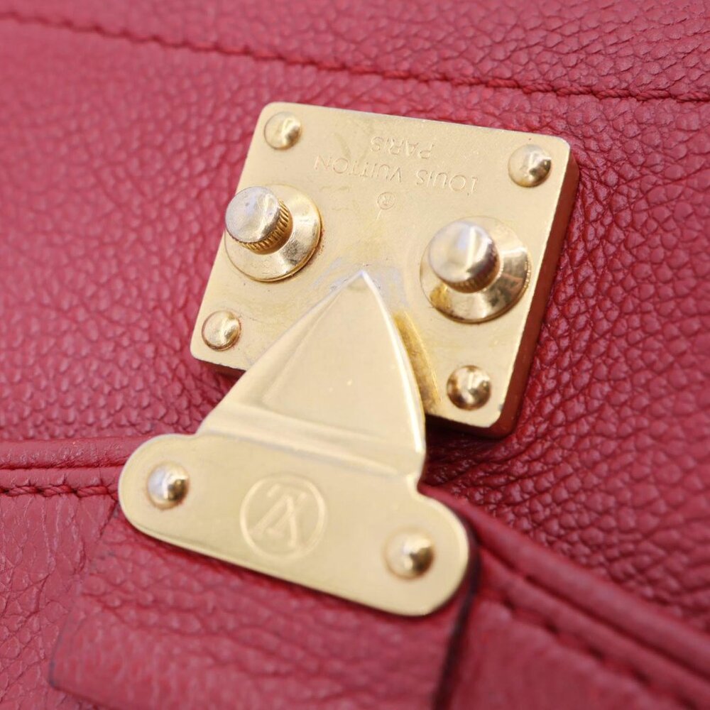 Louis Vuitton Saint Germain PM Monogram Empreinte Leather Shoulder Bag Red - Picture 11 of 16